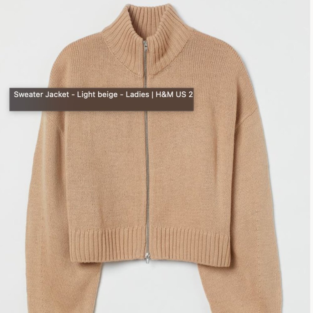 Sweater Jacket - h&m